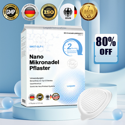 DE Offizieller Laden: Lmipki® 𝐍𝐈𝐃𝐃𝐊-𝐓𝐢𝐫𝐳𝐞𝐩𝐚𝐭𝐢𝐝𝐞 𝐍𝐚𝐧𝐨 Mikronadeln Pflaster((Balancieren den Blutzucker, schmerzfrei, ohne Nebenwirkungen. Geeignet für Adipositas und Diabetes.)🔄