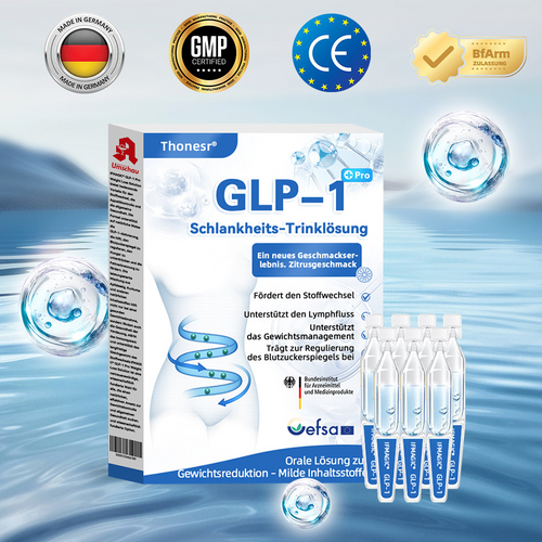 Thonesr® GLP-1 Pro Schlankheits-Trinklösung 7 Tage sichtbare Wirkung, keine Nebenwirkungen, geeignet für alle Altersgruppen 🌹
