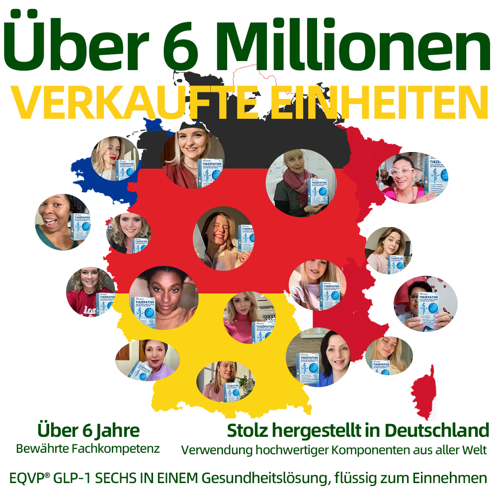 Offizieller Laden ✅| 𝗘𝗤𝗩𝗣® 𝐺𝐿𝑃-𝟏 SECHS IN EINEM Gesundheitslösung, flüssig zum Einnehmen ✅ Für Fettleibigkeit, Herz-Kreislauf-Gesundheit, Diabetes, Schlafapnoe, Darmgesundheit, Gelenkprobleme und mehr👨‍⚕️