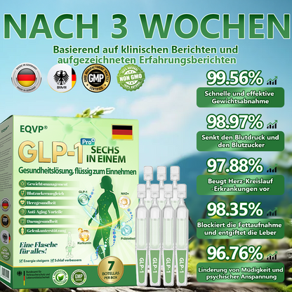 Offizieller Laden ✅| 𝗘𝗤𝗩𝗣® 𝐺𝐿𝑃-𝟏 SECHS IN EINEM Gesundheitslösung, flüssig zum Einnehmen ✅ Für Fettleibigkeit, Herz-Kreislauf-Gesundheit, Diabetes, Schlafapnoe, Darmgesundheit, Gelenkprobleme und mehr👨‍⚕️