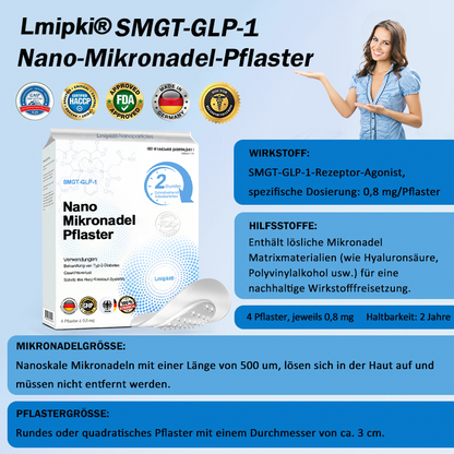 DE Offizieller Laden: Lmipki® 𝐍𝐈𝐃𝐃𝐊-𝐓𝐢𝐫𝐳𝐞𝐩𝐚𝐭𝐢𝐝𝐞 𝐍𝐚𝐧𝐨 Mikronadeln Pflaster（（Balancieren den Blutzucker, schmerzfrei, ohne Nebenwirkungen. Geeignet für Adipositas und Diabetes.）🔄