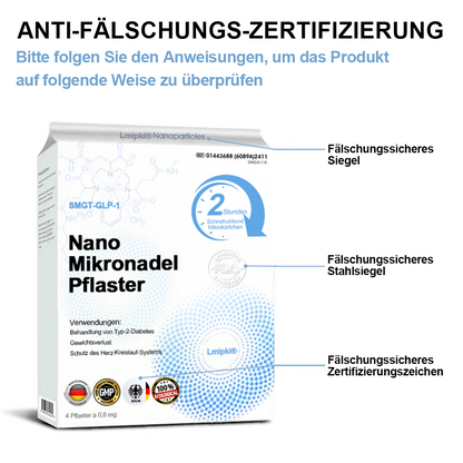 DE Offizieller Laden: Lmipki® 𝐍𝐈𝐃𝐃𝐊-𝐓𝐢𝐫𝐳𝐞𝐩𝐚𝐭𝐢𝐝𝐞 𝐍𝐚𝐧𝐨 Mikronadeln Pflaster（（Balancieren den Blutzucker, schmerzfrei, ohne Nebenwirkungen. Geeignet für Adipositas und Diabetes.）🔄